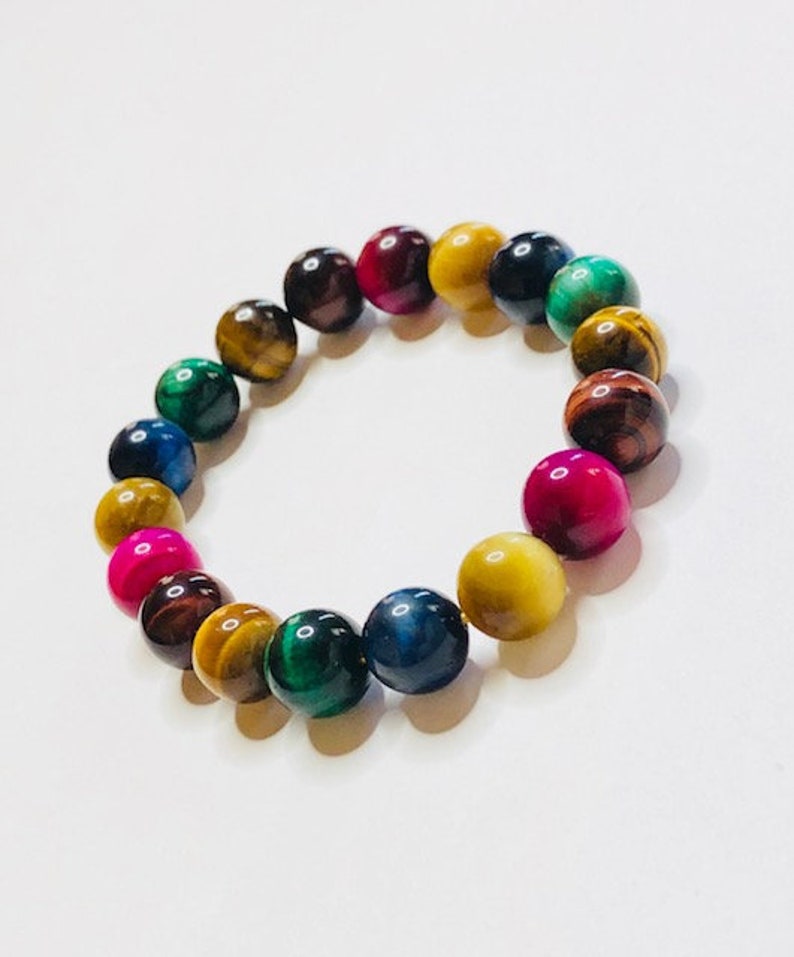 Culture II - Multi-color Tiger Eye Bead Bracelet