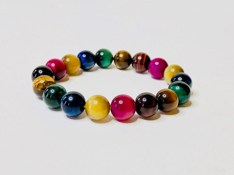 Culture II - Multi-color Tiger Eye Bead Bracelet